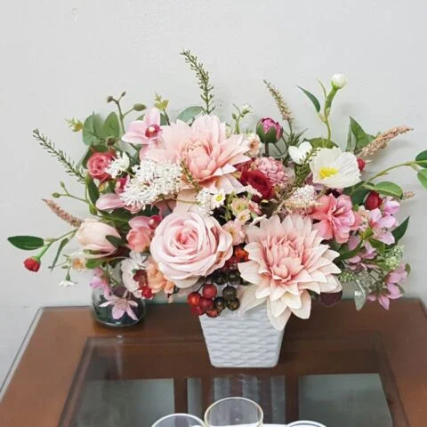 bình hoa giả nhỏ để bàn L4580
